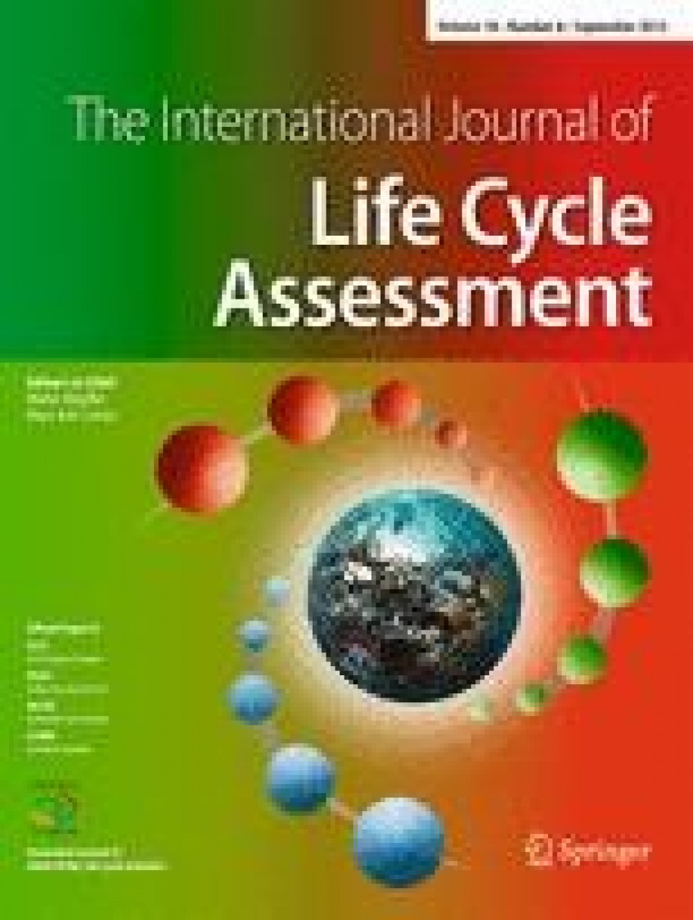 Jae Jun Jang, International Journal of Life Cycle Assessment