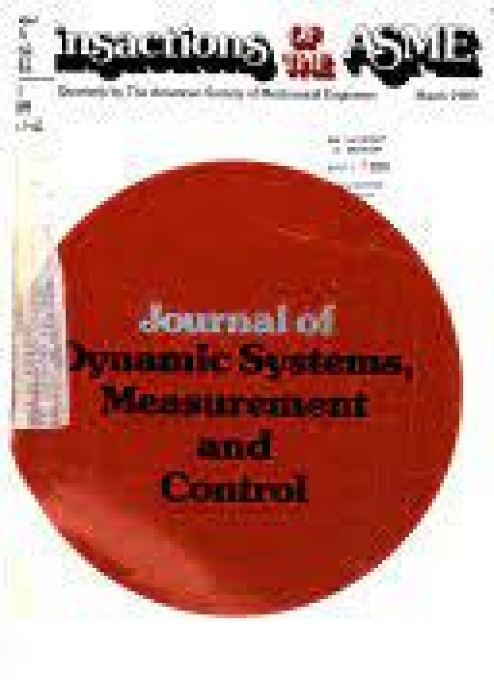 Han Ho Song, Journal of Dynamic Systems, Measurements, and Control, Vol 134, No 1